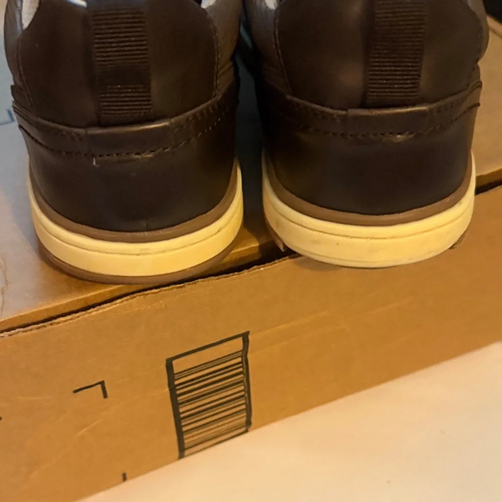 Crown Vintage Men's Dark Brown ERREN Low Profile Oxford Lace-Up